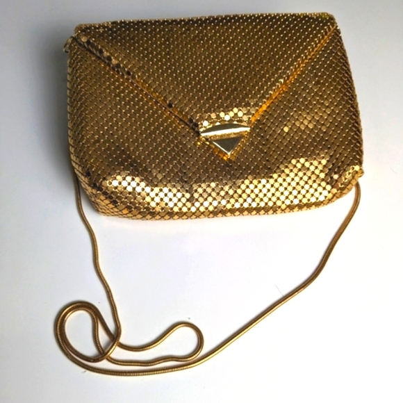 Mesh Gold Purse Vintage - Picture 1 of 12